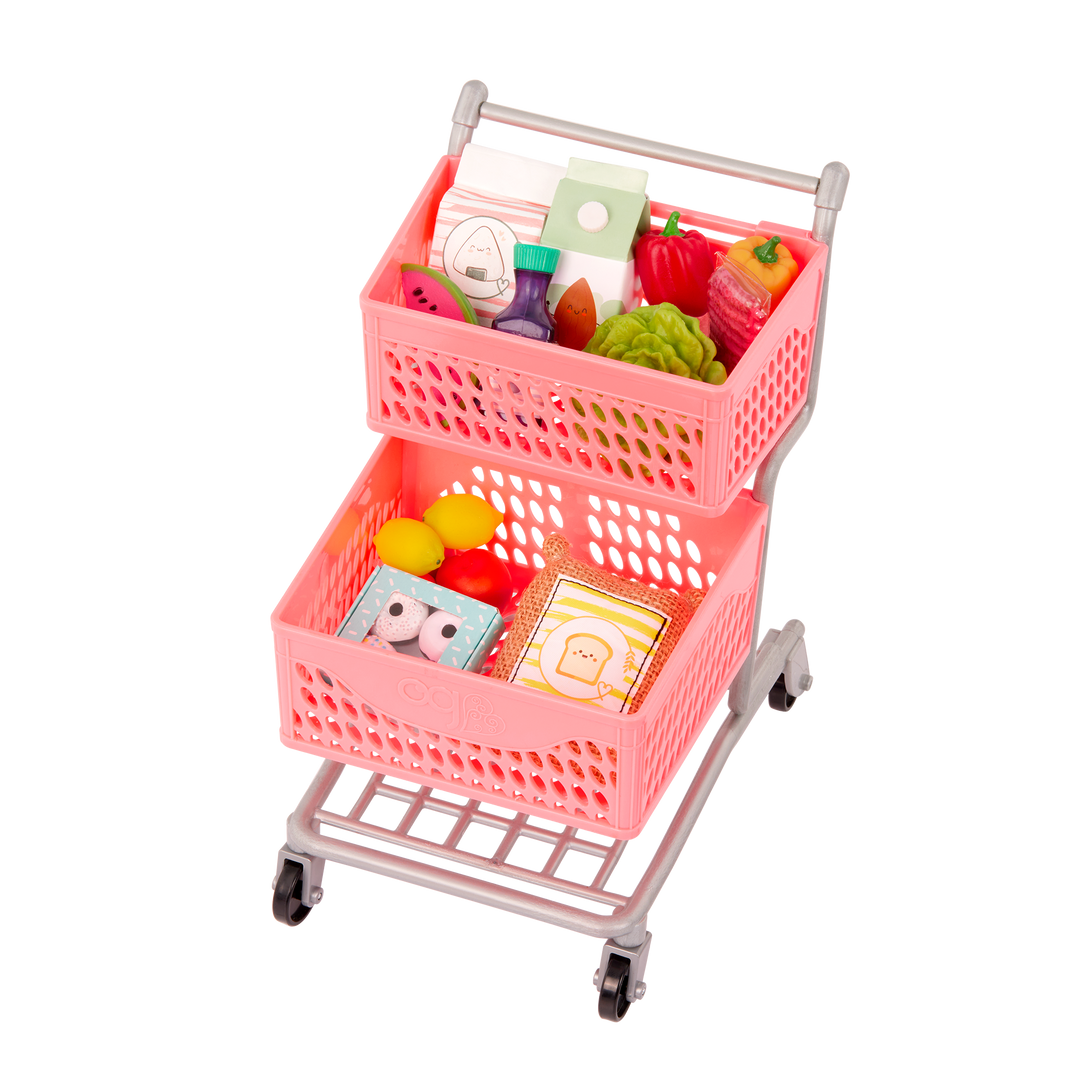 Our Generation Supermarket Play Doll Grocery trolley