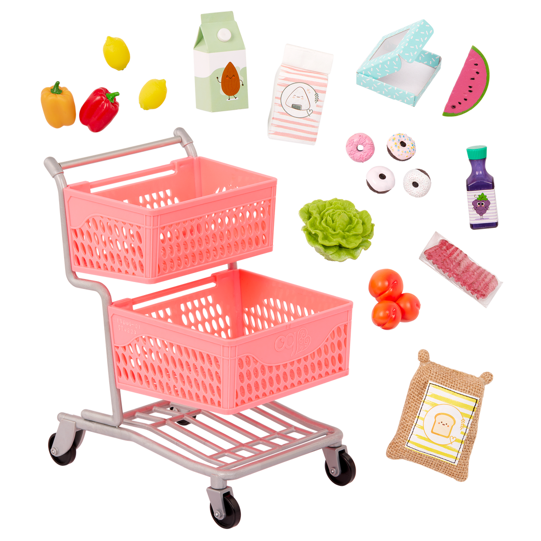 Our Generation Supermarket Play Doll Grocery trolley