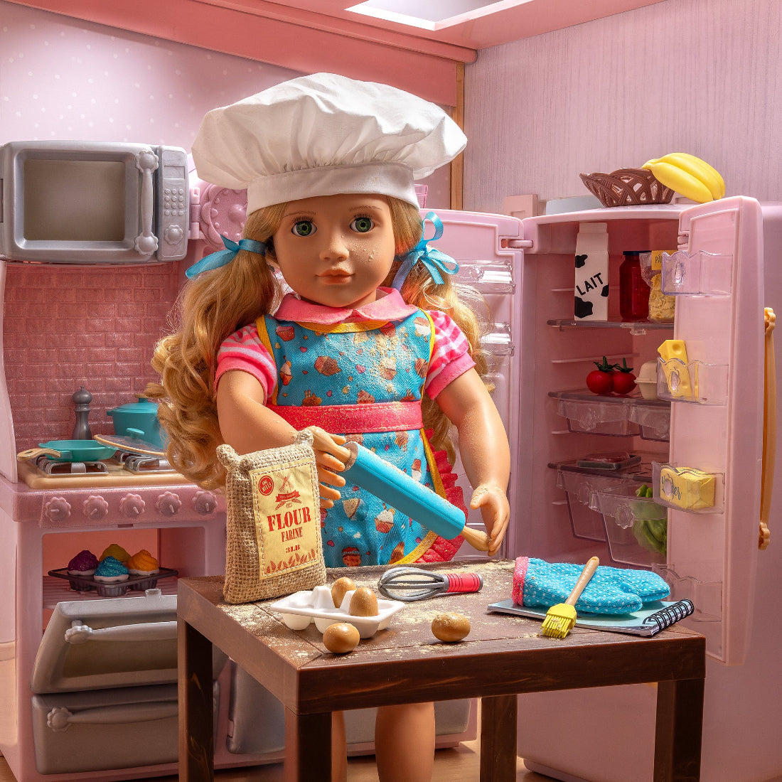 Jenny - Baking Doll & Kitchen Accessory - OG Doll - Doll Accessories - Our Generation UK
