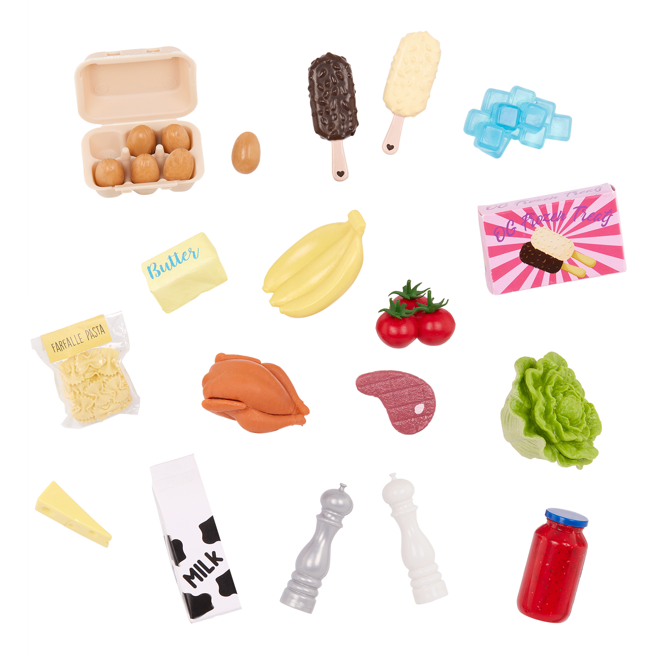 Gourmet Kitchen Set - Pink Kitchen Playset for 46cm Dolls - Food Accessories - Our Generation 