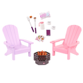 Adirondack Chairs - Chairs & Firepit Set for Dolls - Furniture for Dolls - Our Generation UK