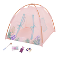 Camping Nights - Pink Tent for 46cm Dolls with Accessories - Our Generation
