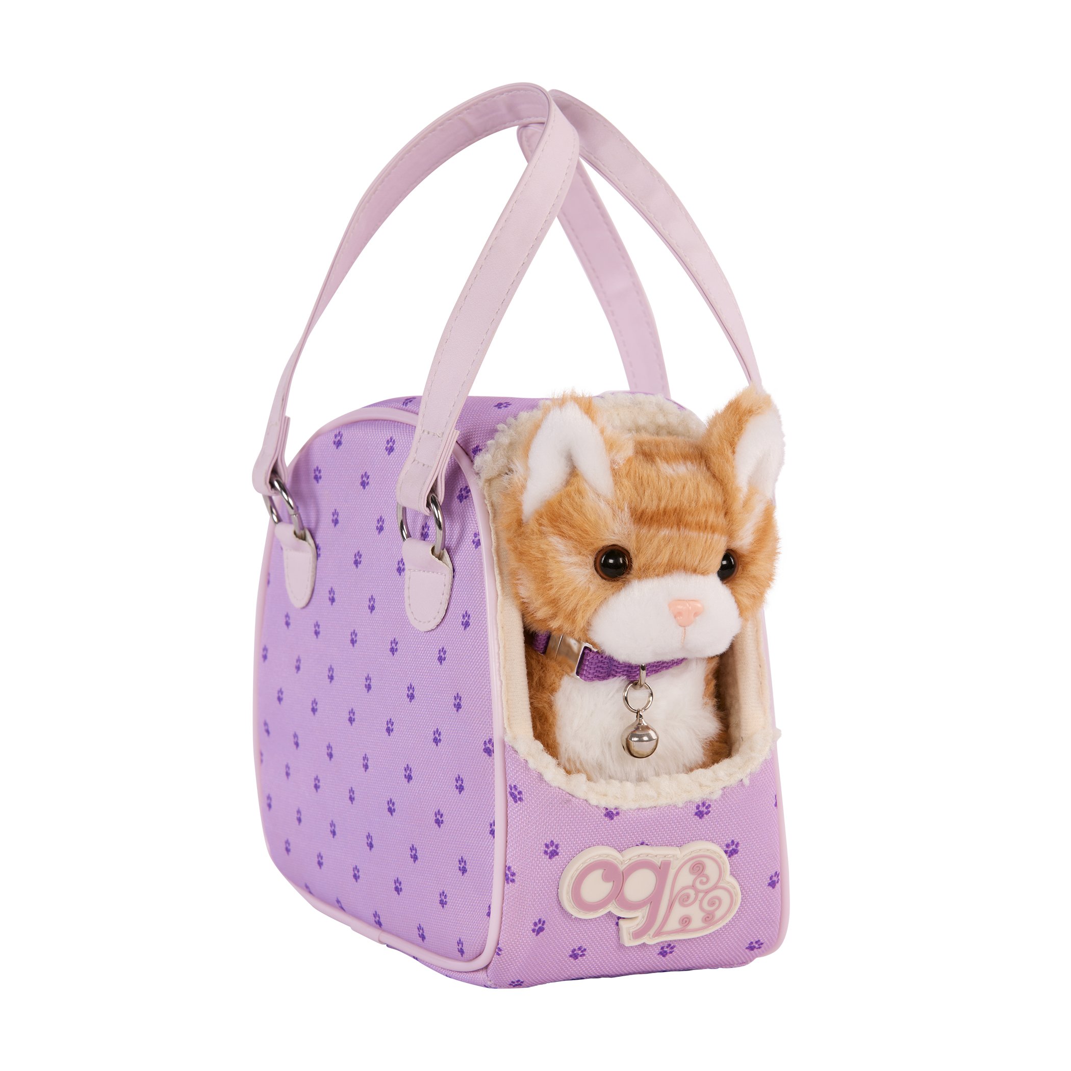 Hop in Cat Carrier - Plush Kitten with Pet Carrier - Accessories for Dolls - Our Generation