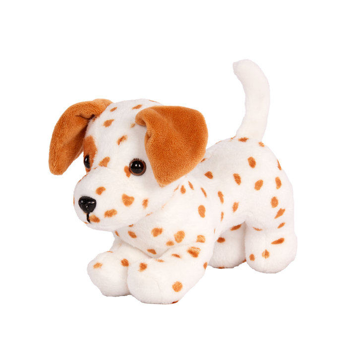 Summer Holiday Puppy - 15cm OG Pup with Travel Accessories - OG Pup with White & Brown Fur - Pets for Dolls - Doll Accessory - Our Generation