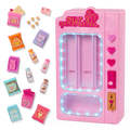 Snacktime Fun Vending Machine  - Pink Vending Machine with Pretend Food Accessories - Accessory with Lights & Sounds - Doll Accessory - Our Generation UK