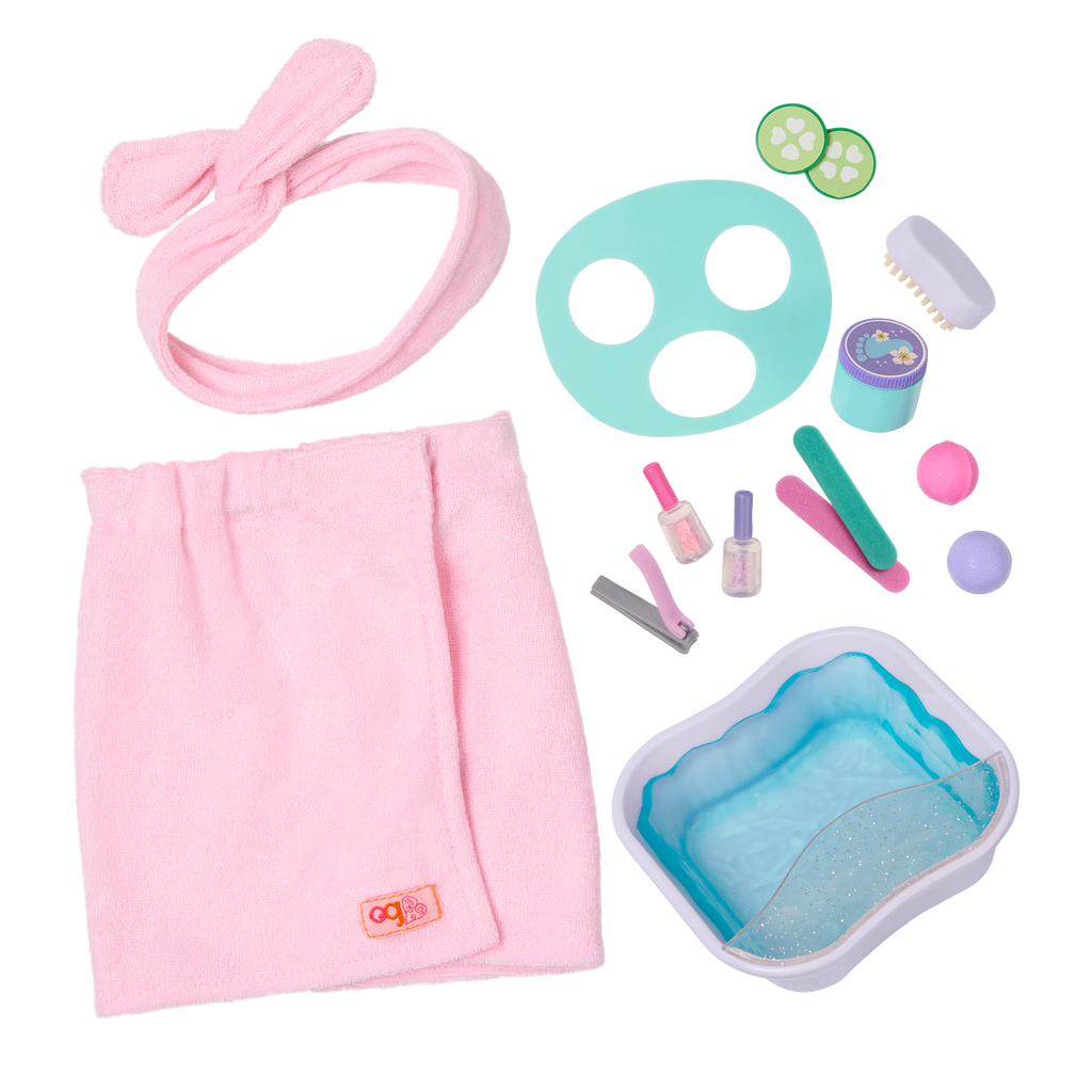 Spa Day Fun - 46cm Spa Accessories for Dolls - Our Generation