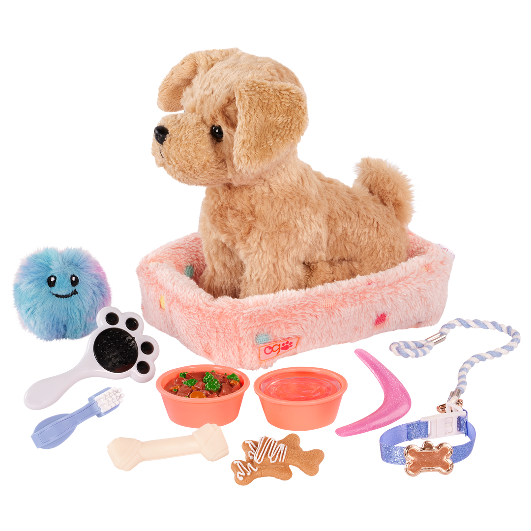 Puppy Care & Playset - Bed & Pet Accessories for 15cm OG Pups - Pet Accessories - Our Generation Accessories