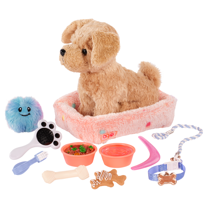 Puppy Care & Playset - Bed & Pet Accessories for 15cm OG Pups - Pet Accessories - Our Generation Accessories