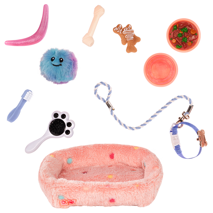 Puppy Care & Playset - Bed & Pet Accessories for 15cm OG Pups - Pet Accessories - Our Generation Accessories