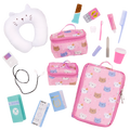 Purrfectly Packed - Cat Themed Luggage Set for Dolls - Travel Accessories - Our Generation