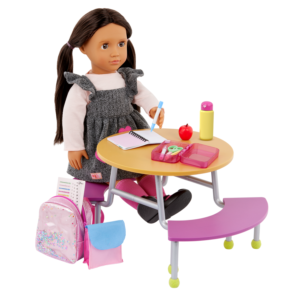 Ready for School - School Bag & Accessories for Dolls - School Themed Accessory Set - Our Generation