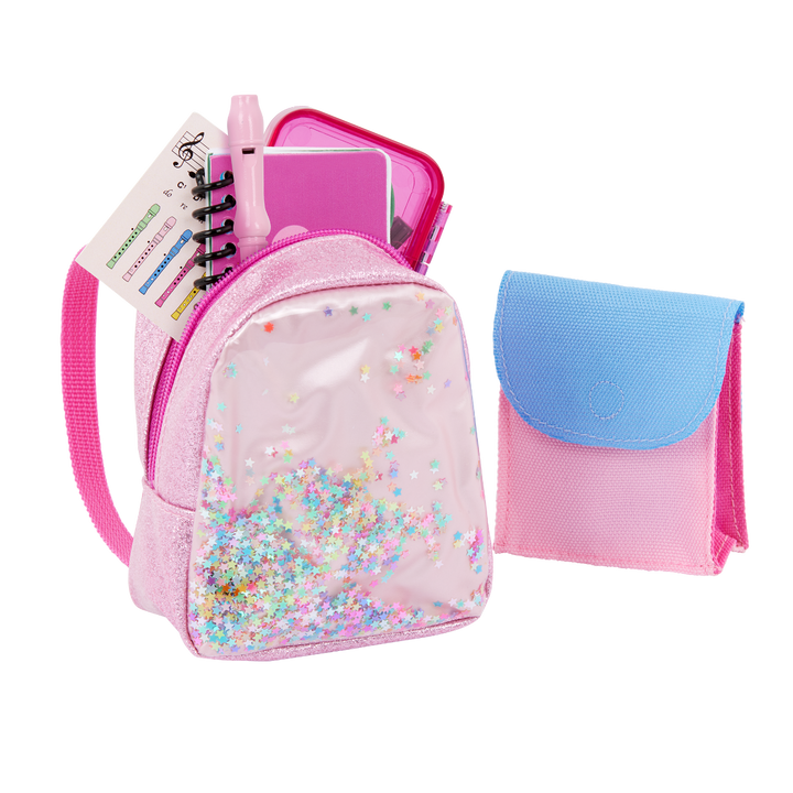 Love to Learn - School Supplies Set for Dolls - Pink Box with Stationary - Accessories for Dolls - Our Generation