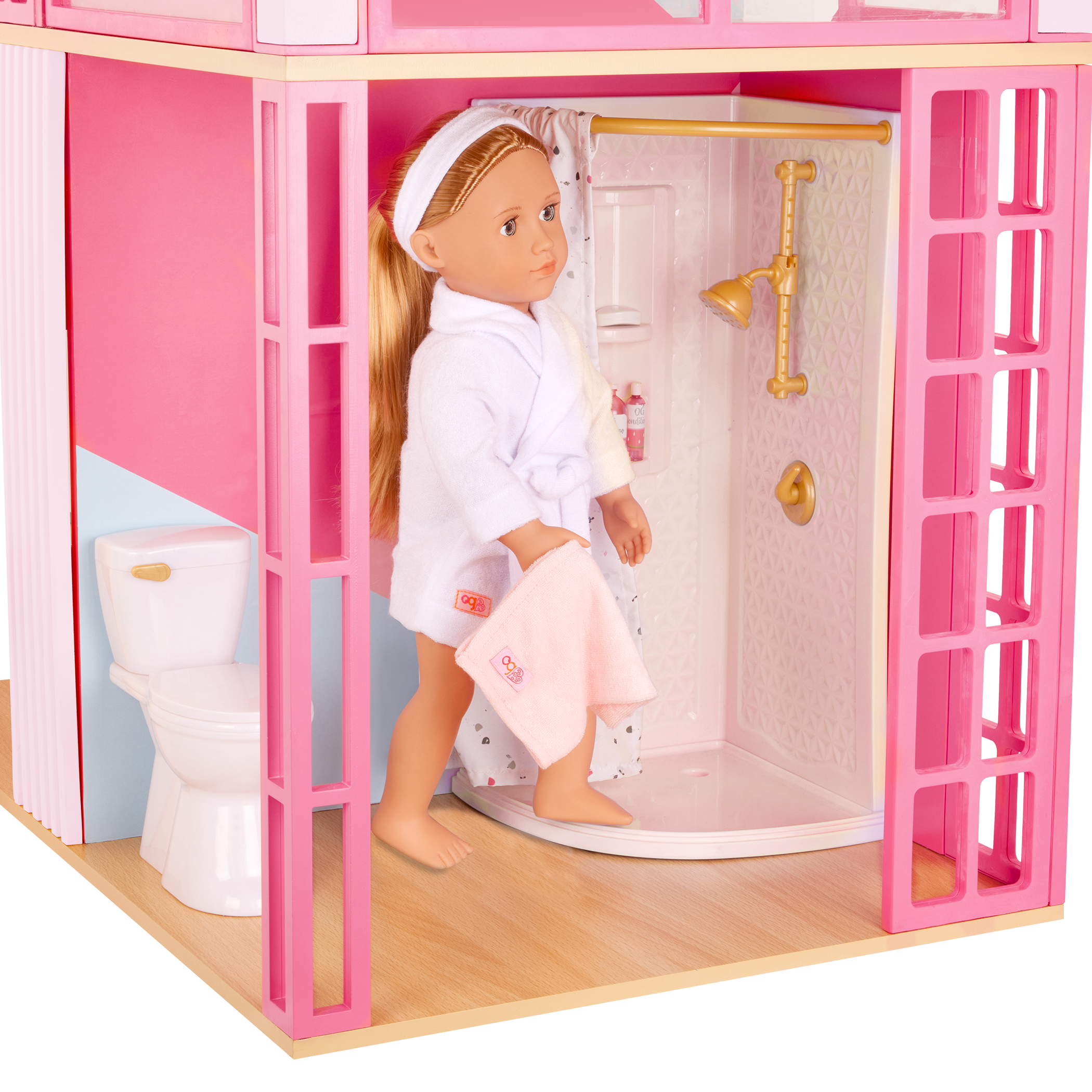 OG Lovely Loft - Dollhouse for 46cm Dolls - Two-Storey Dollhouse with Furniture - Furniture for Dolls - Gifts foe Kids - Our Generation UK