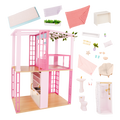 OG Lovely Loft - Dollhouse for 46cm Dolls - Two-Storey Dollhouse with Furniture - Furniture for Dolls - Gifts foe Kids - Our Generation UK