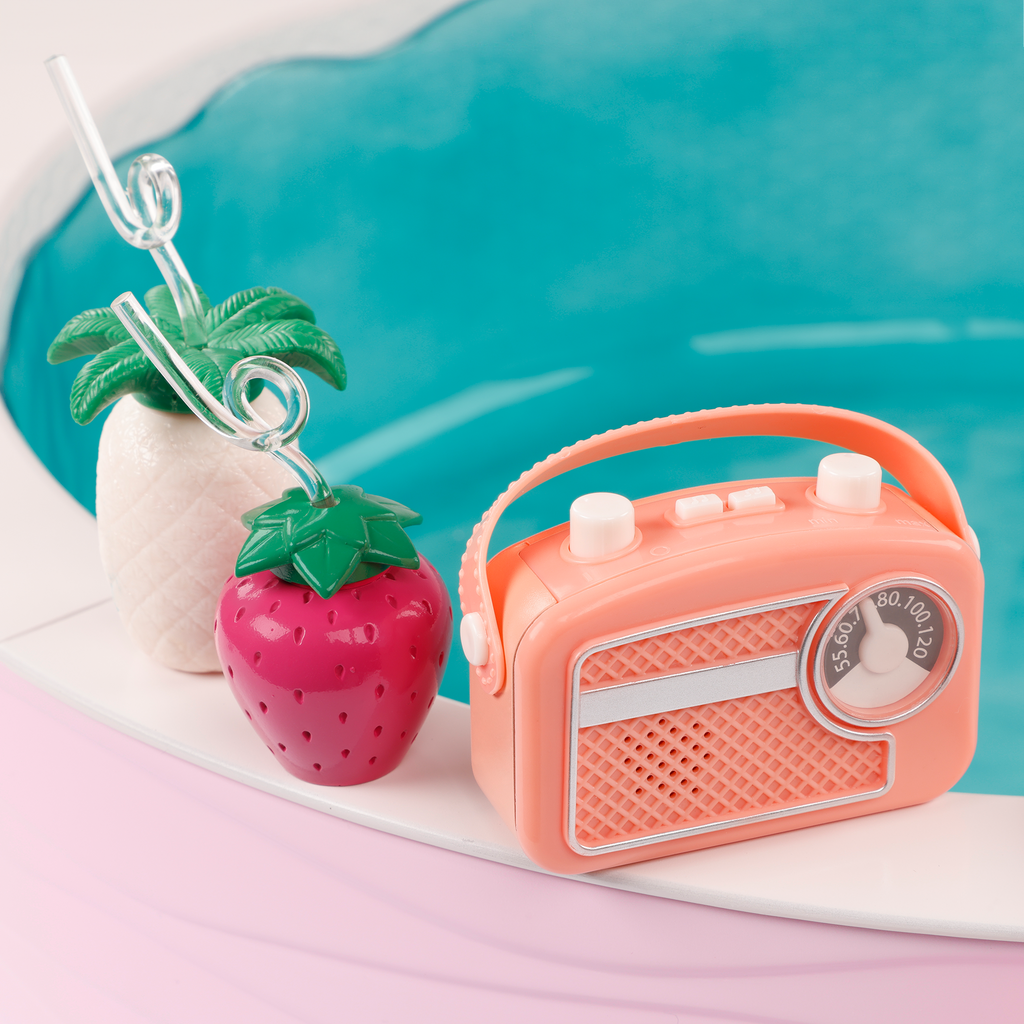 Poolside Fun - Pool & Accessories for 46cm Dolls - Outdoor Accessory Set - Our Generation UK