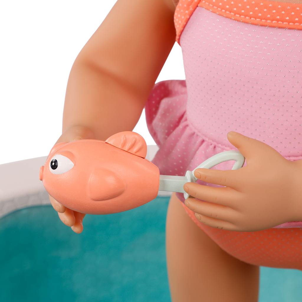 Poolside Fun - Pool & Accessories for 46cm Dolls - Outdoor Accessory Set - Our Generation UK