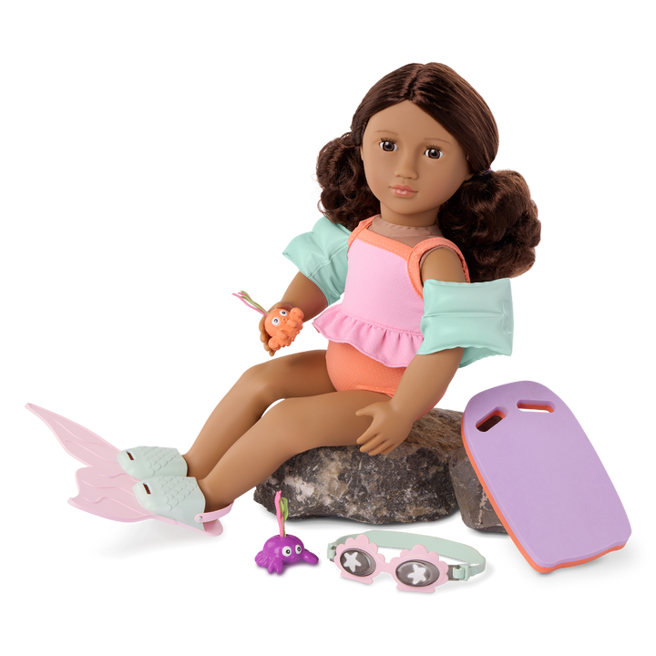 Mermaid Tails - Swimming Accessories for 46cm Dolls - Beach Accessory Set - Our Generation UK
