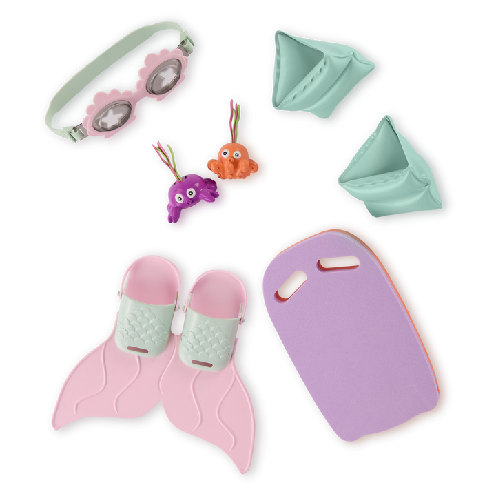 Mermaid Tails - Swimming Accessories for 46cm Dolls - Beach Accessory Set - Our Generation UK