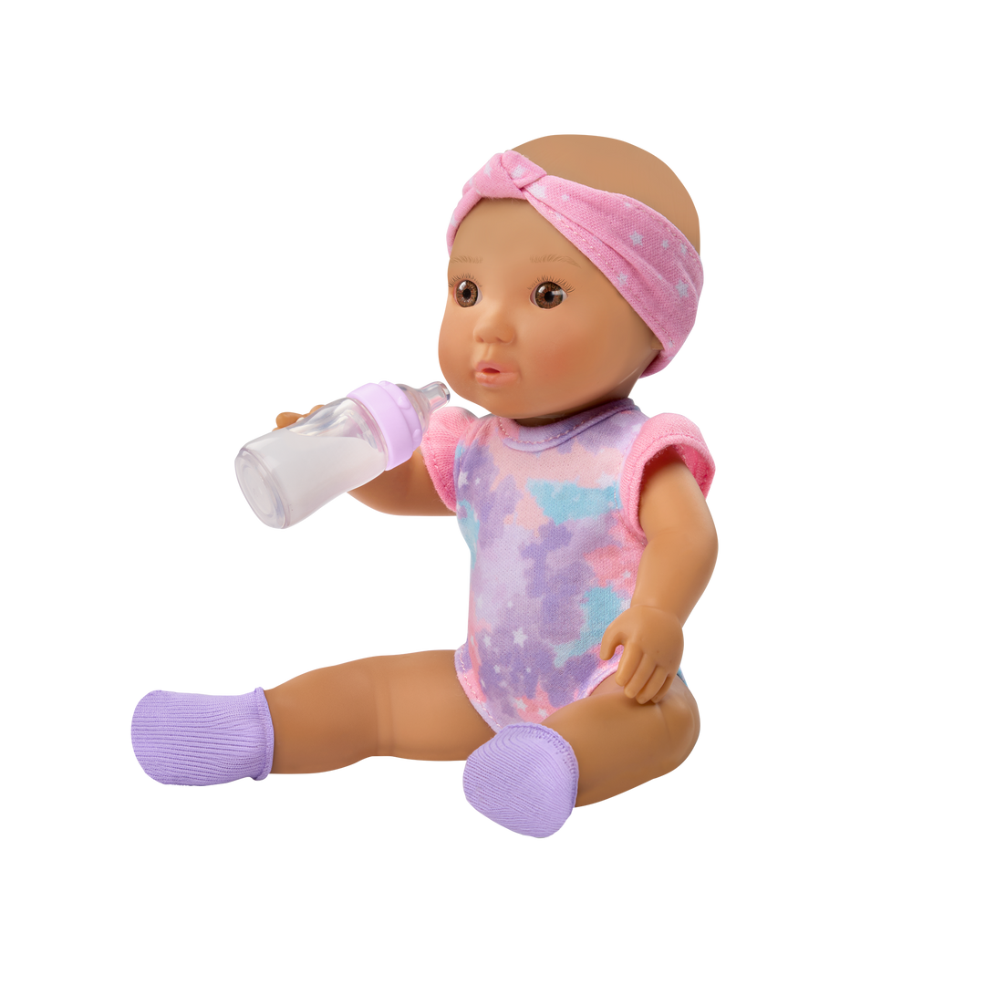Baby Emilia - Our Generation Baby Doll with Accessories - Accessories for OG Dolls - Doll with Highchair & Feeding Accessories - Our Generation UK