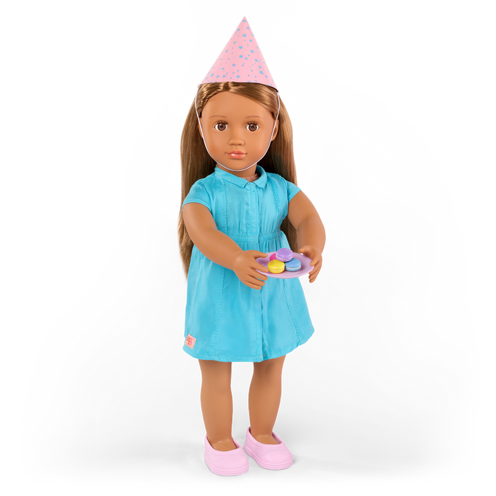Love to Party - Birthday Accessories for 46cm Dolls - Pink Box with Party Accessories - Accessory for OG Doll - Our Generation