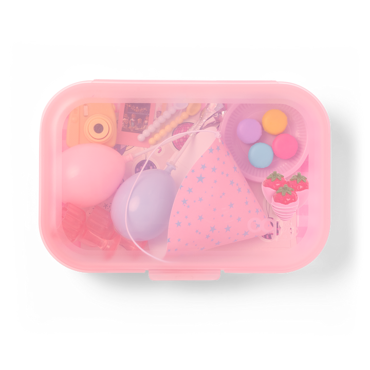 Love to Party - Birthday Accessories for 46cm Dolls - Pink Box with Party Accessories - Accessory for OG Doll - Our Generation