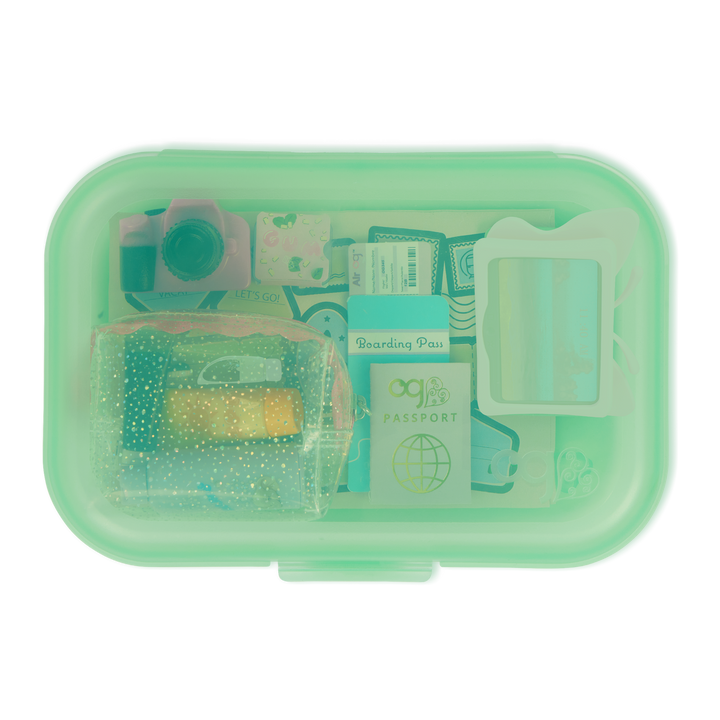Travel Time - Travel Pack for 46cm Dolls - Green Box with Travelling Accessories - OG Doll Accessory Set - Our Generation UK