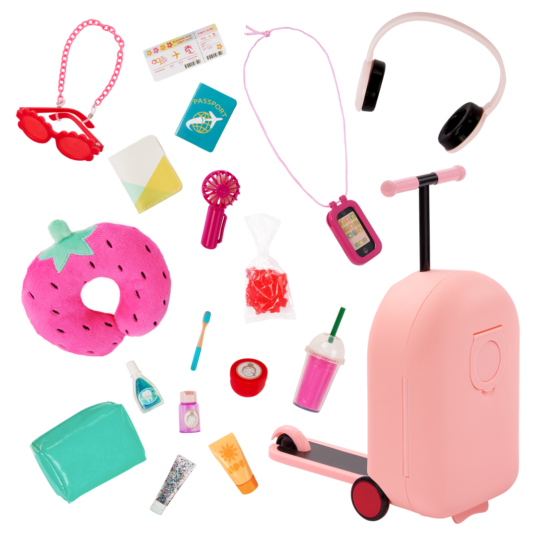 Packed for Adventures 46cm Doll Travel Set Our Generation