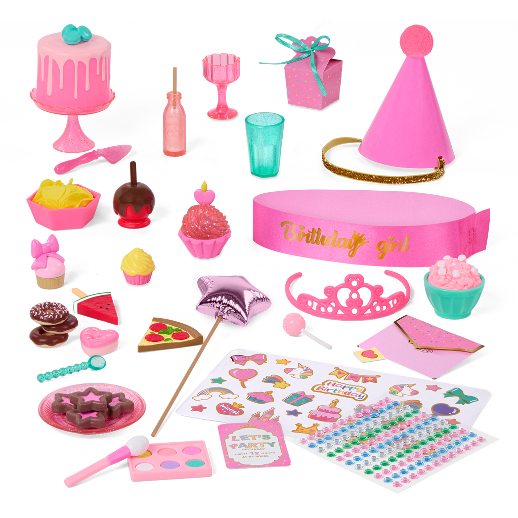 It's Your Birthday Calendar - Birthday Countdown Calendar - 30 Accessories for Dolls - Birthday Gifts for Kids - Our Generation UK