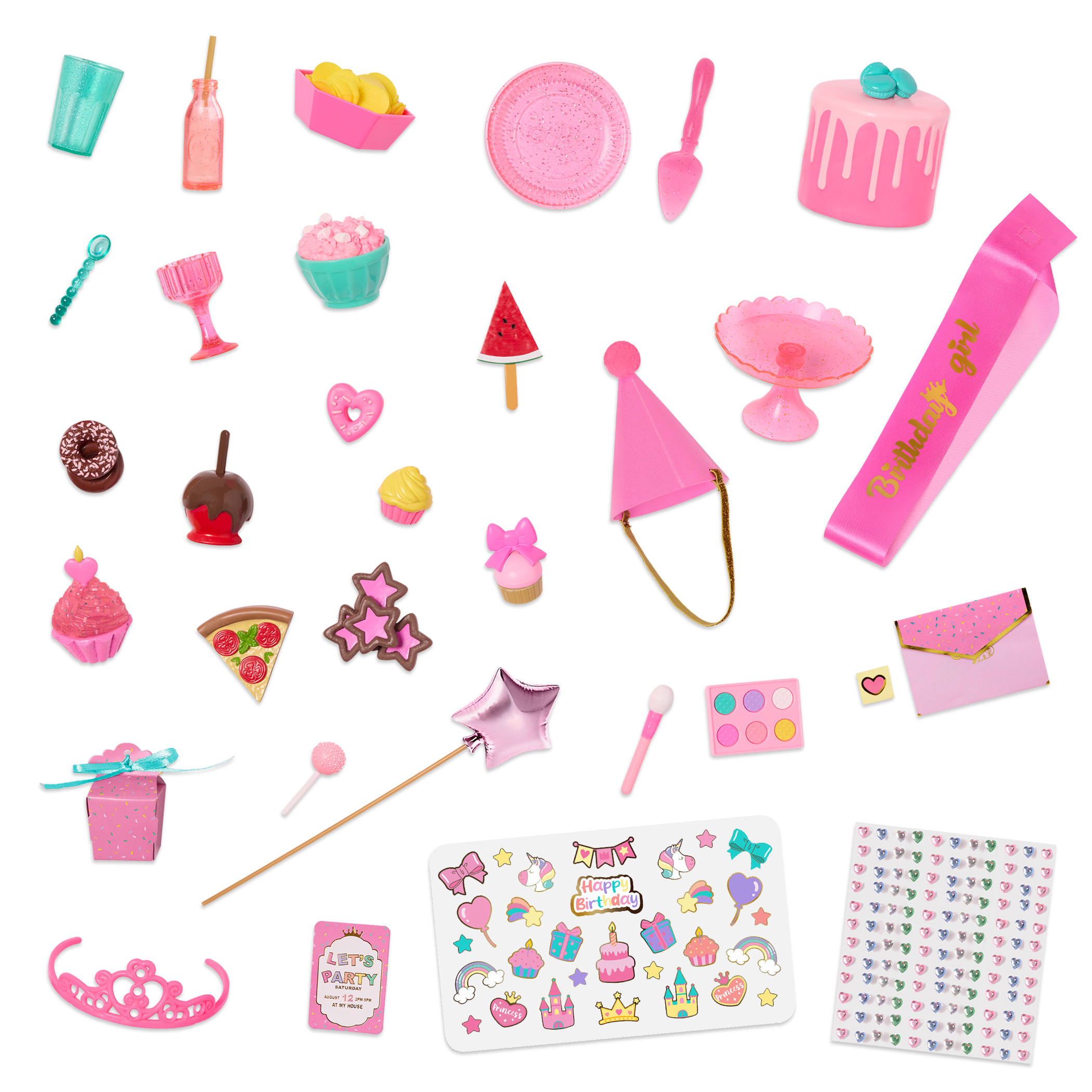 It's Your Birthday Calendar - Birthday Countdown Calendar - 30 Accessories for Dolls - Birthday Gifts for Kids - Our Generation UK