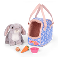 Hop In Bunny Carrier - Accessories for Dolls - Plush Bunny & Carrier - Our Generation UK