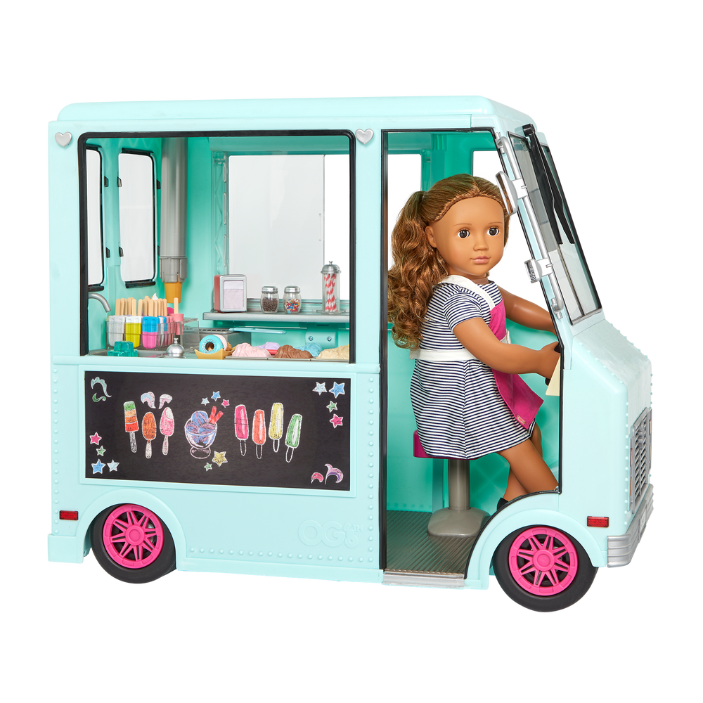 Barbie doll ice cream truck hotsell