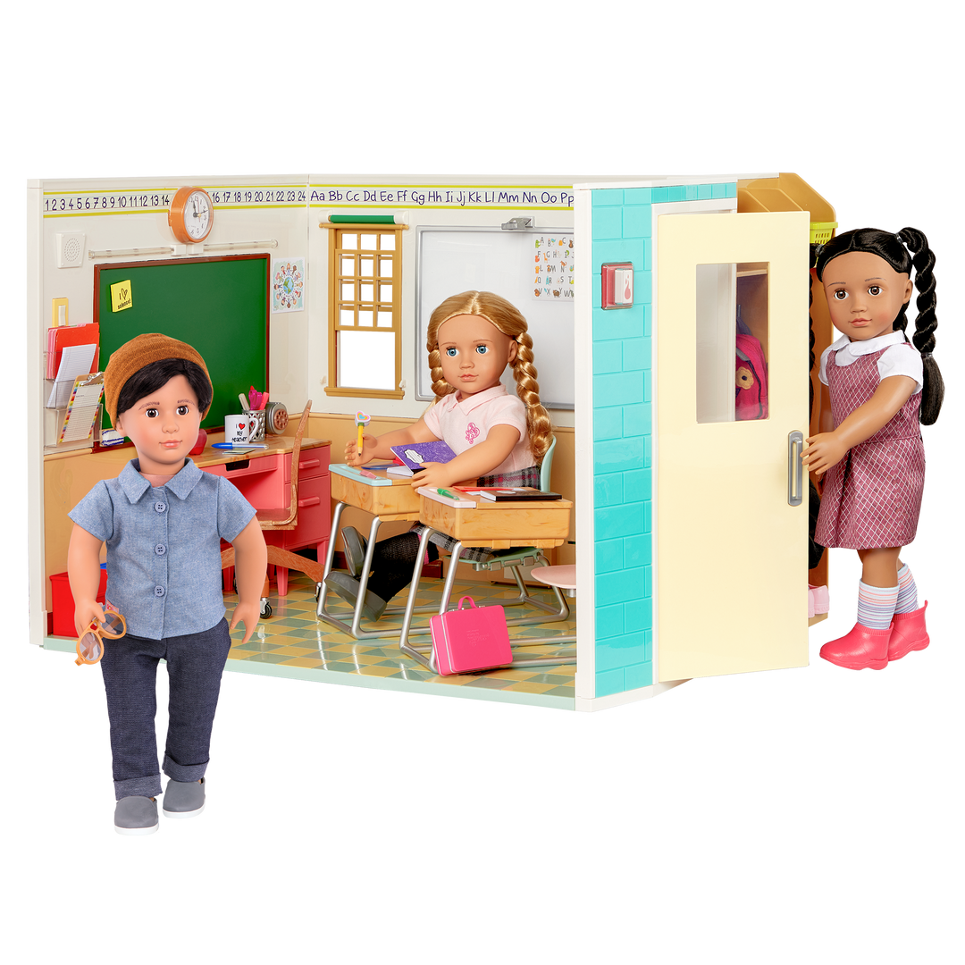 Awesome Academy 46cm Doll Schoolroom Playset Our Generation