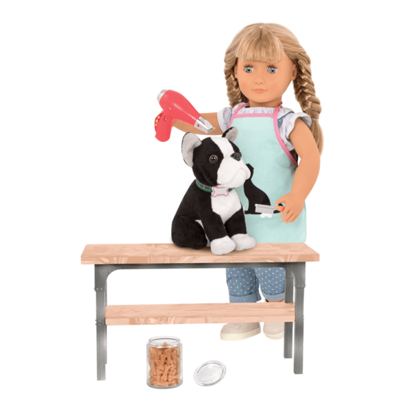 Pet Grooming Set - Grooming Parlour Playset for Dolls - Our Generation