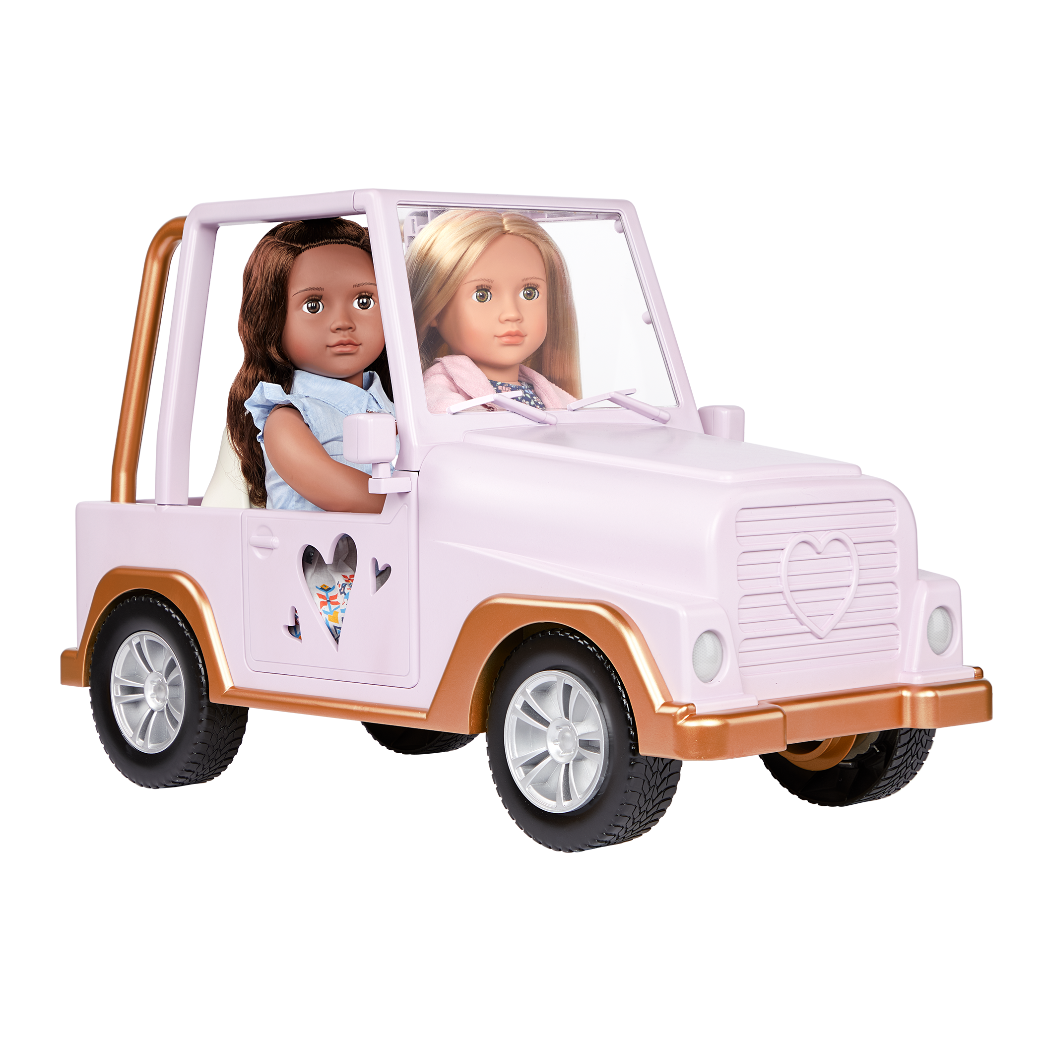 My Way & Highways  - 4x4 Vehicle for 46cm Dolls - Pink Car for Dolls - Our Generation