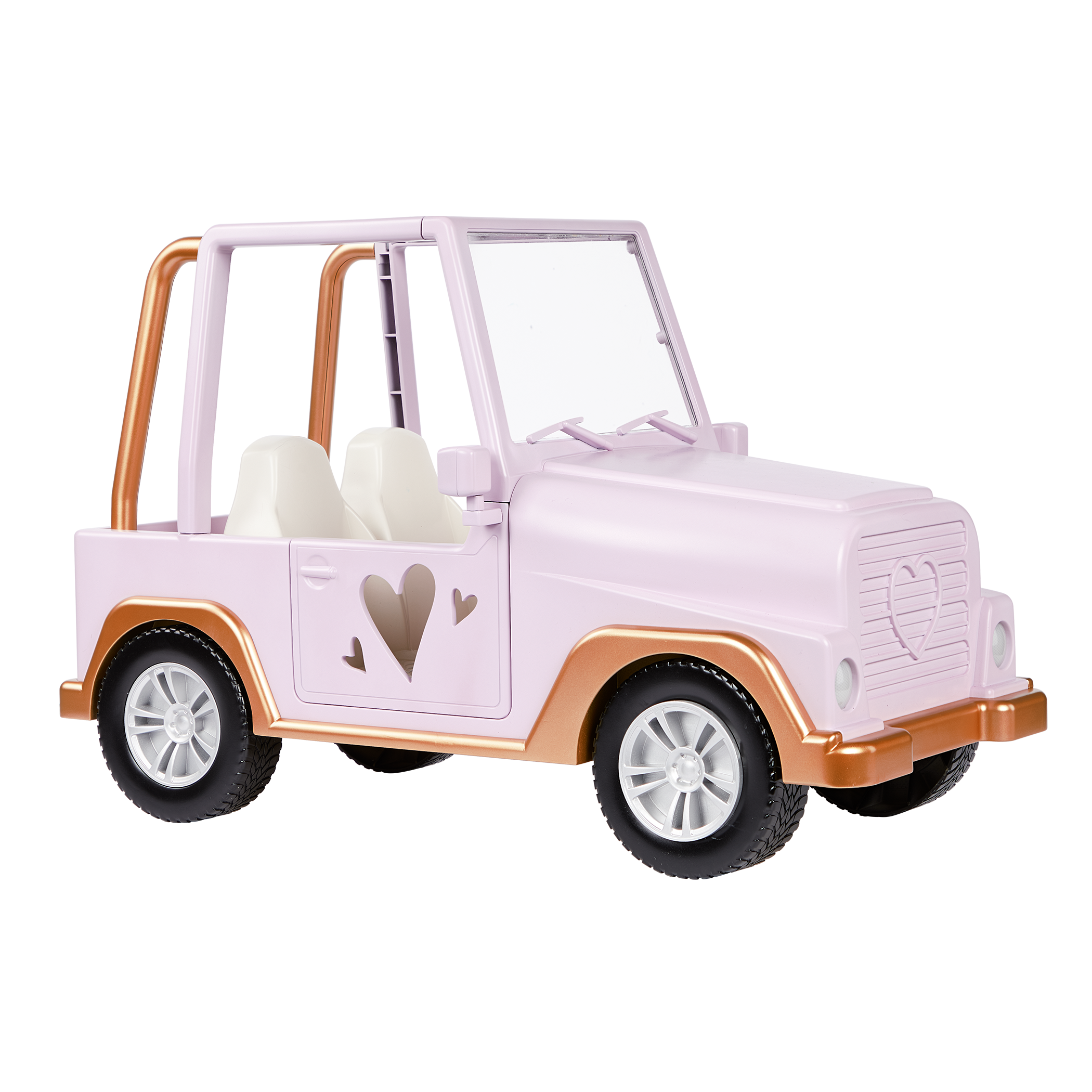 My Way & Highways  - 4x4 Vehicle for 46cm Dolls - Pink Car for Dolls - Our Generation