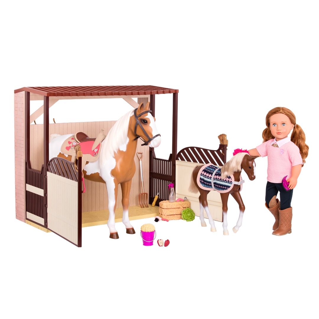 Design a friend horse top stable