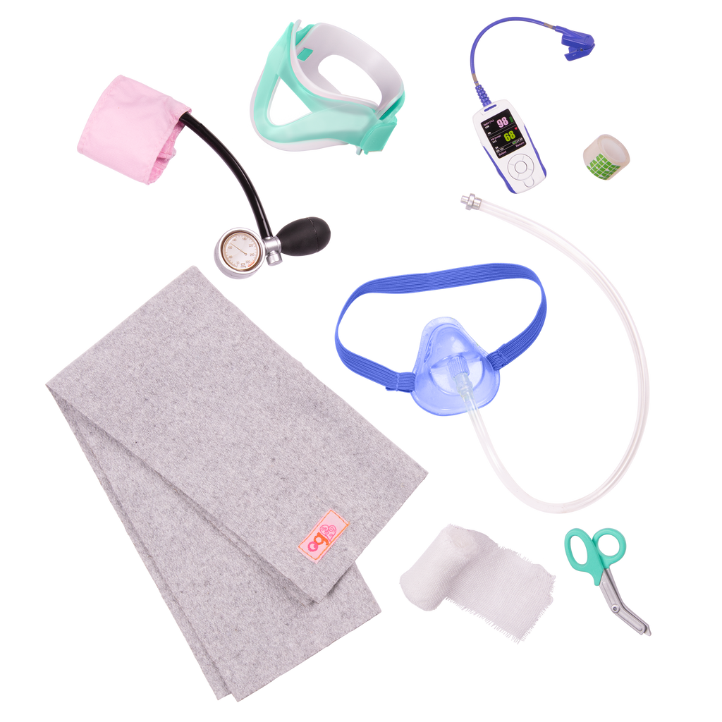 OG Medi-Care - Hospital Gurney for Dolls - Medical Accessories for Dolls - Our Generation UK