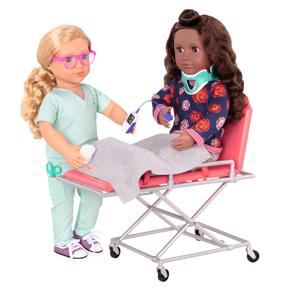 OG Medi-Care - Hospital Gurney for Dolls - Medical Accessories for Dolls - Our Generation UK