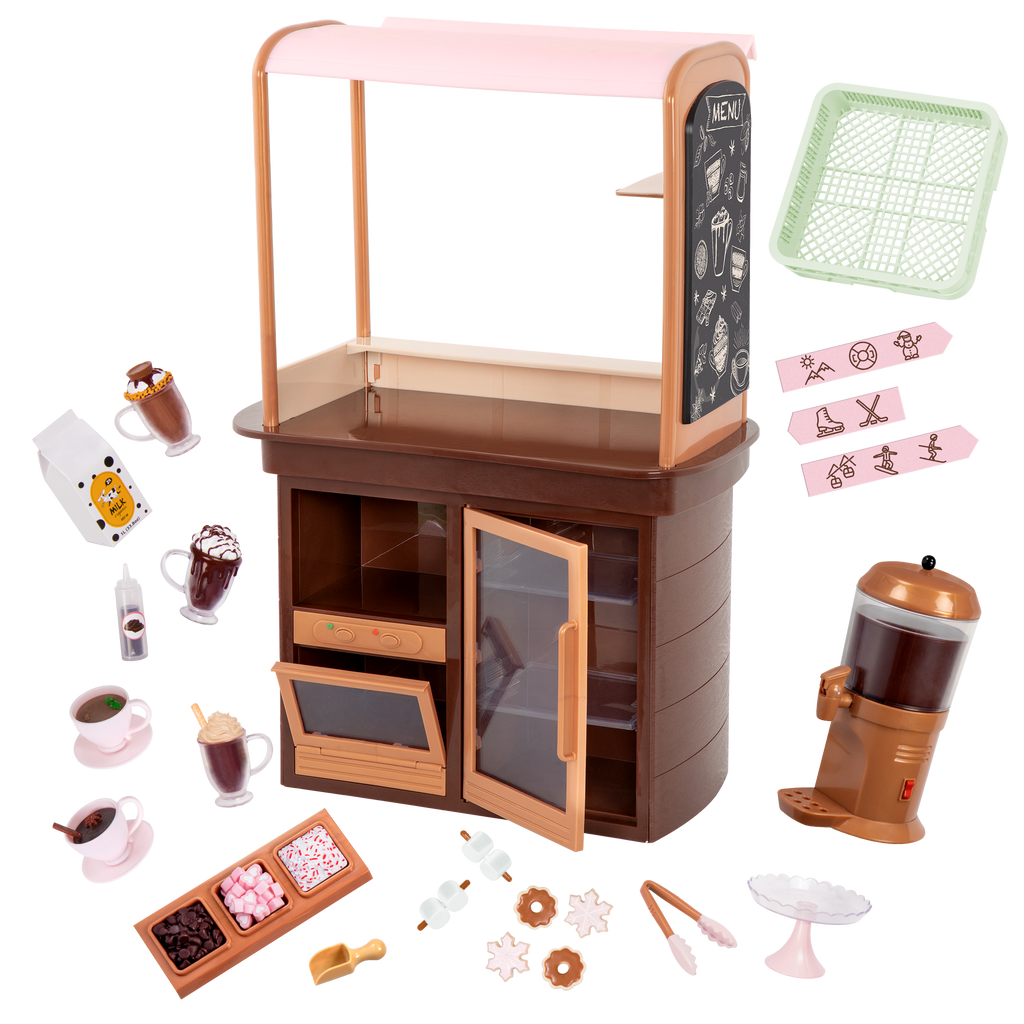 OG Choco-Tastic Stand - Hot Chocolate Stand for 46cm Dolls - Accessories for Dolls - Our Generation