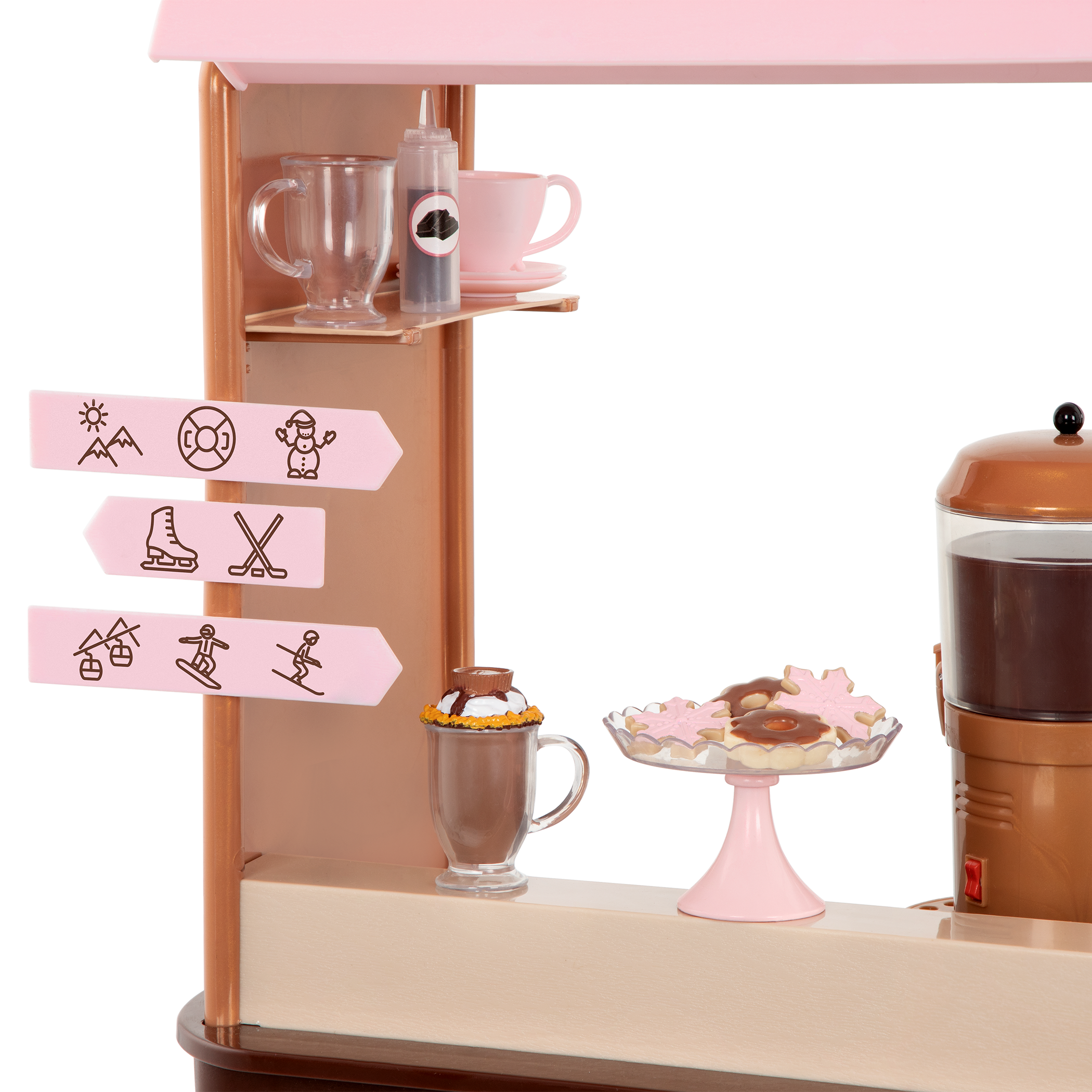 OG Choco-Tastic Stand - Hot Chocolate Stand for 46cm Dolls - Accessories for Dolls - Our Generation