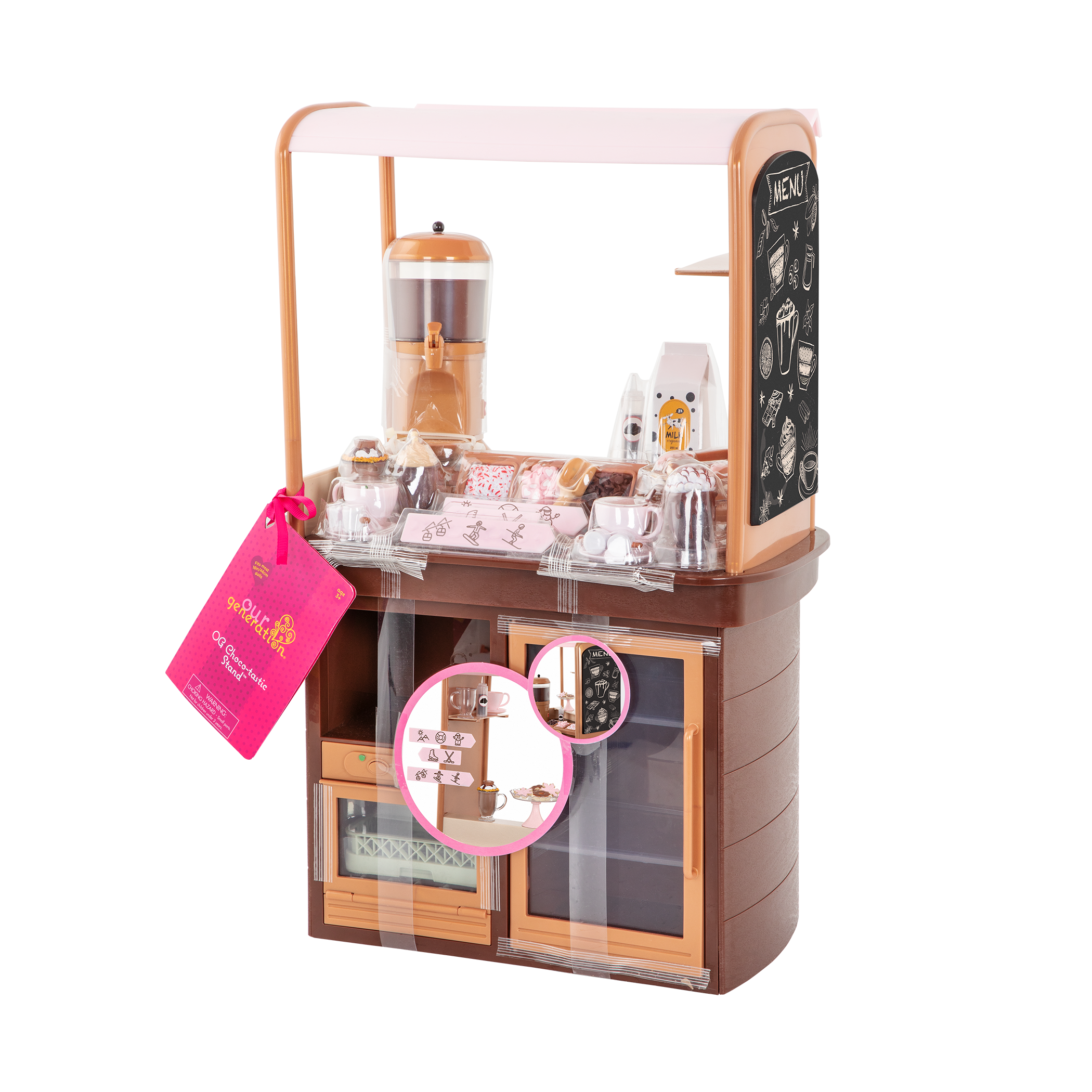 OG Choco-Tastic Stand - Hot Chocolate Stand for 46cm Dolls - Accessories for Dolls - Our Generation
