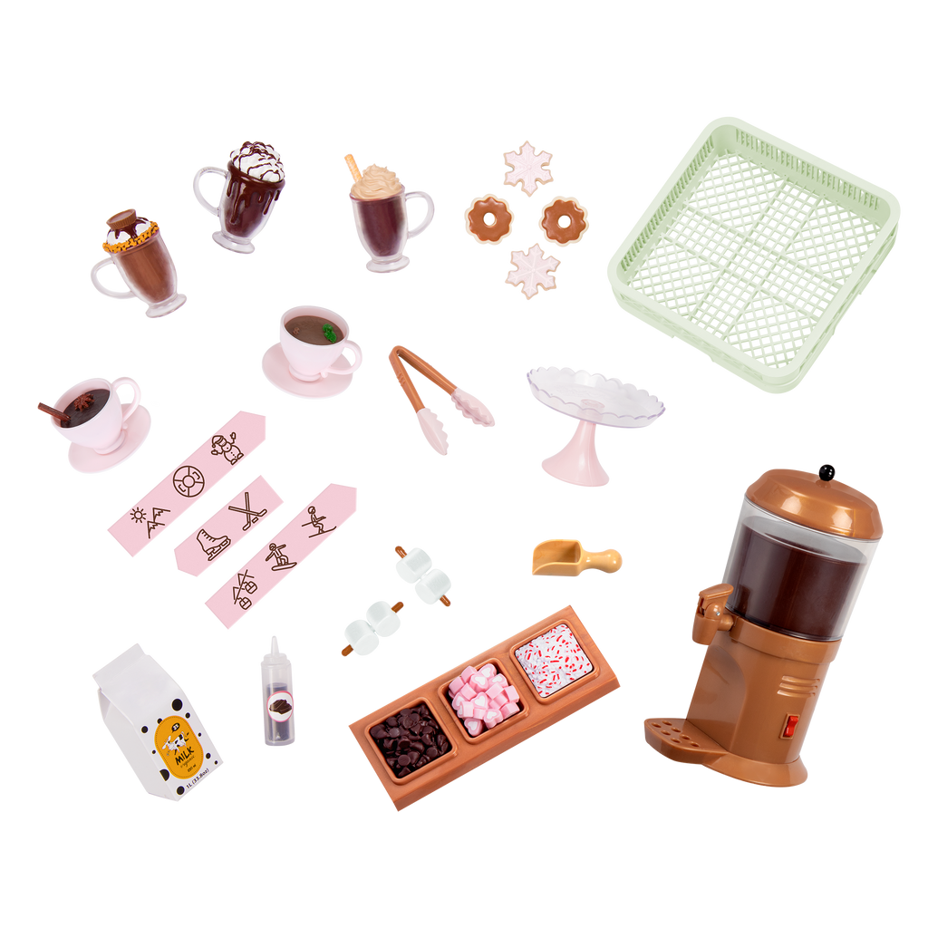OG Choco-Tastic Stand - Hot Chocolate Stand for 46cm Dolls - Accessories for Dolls - Our Generation