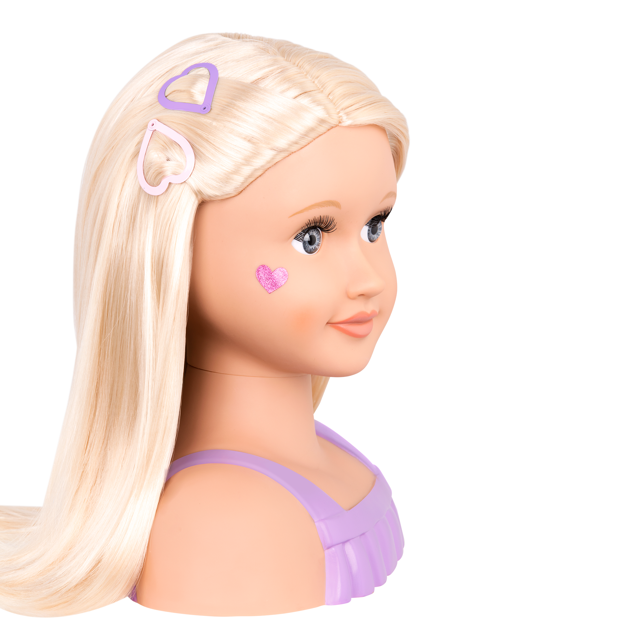 Trista - 23cm Styling Head with Accessories - Doll Styling Head with Blonde Hair - Gift Idea for Kids Ages 3 Years + - Our Generation