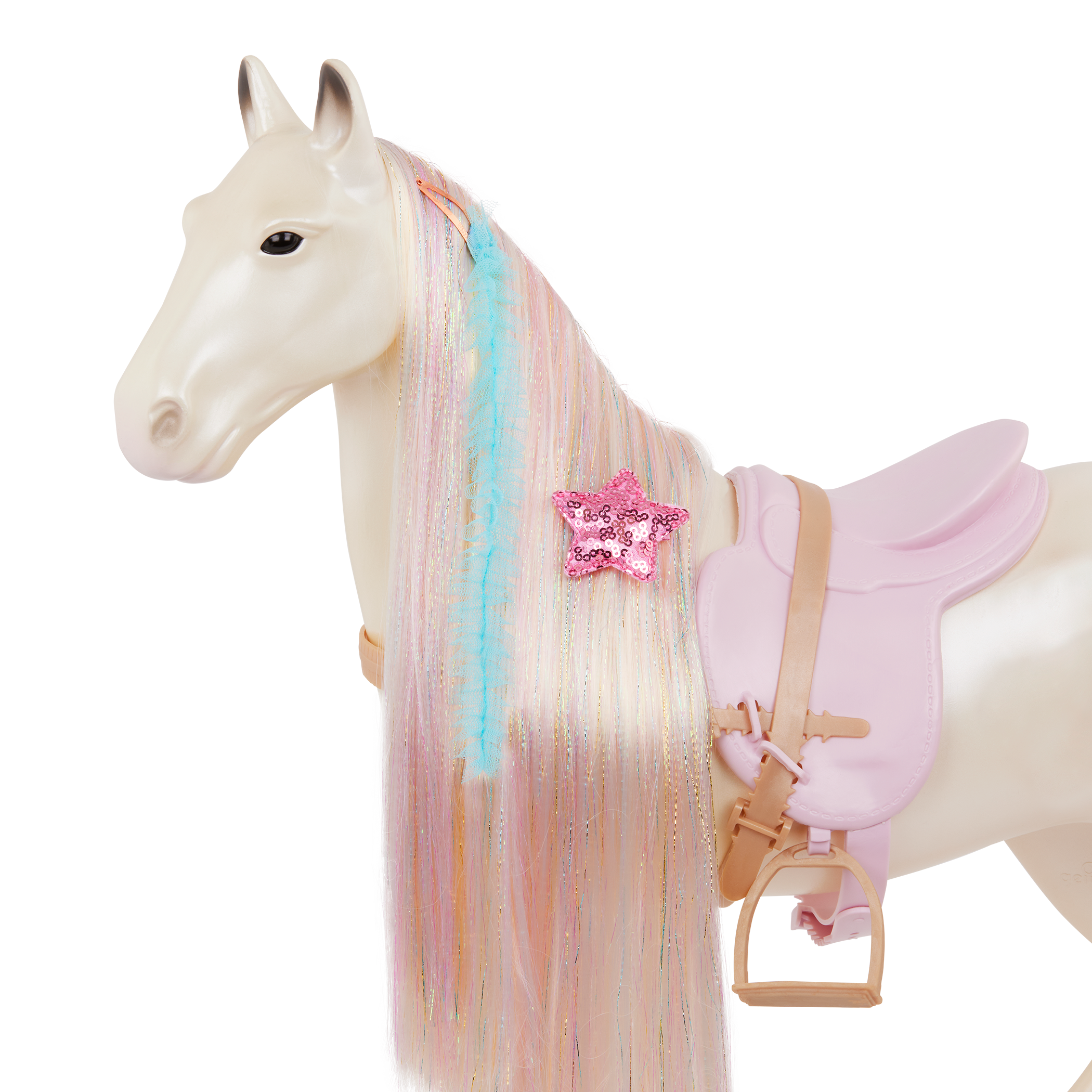 Enchanting Horse - 50cm Toy Horse - Our Generation Horse with Styling Accessories - Doll Accessory - Our Generation UK