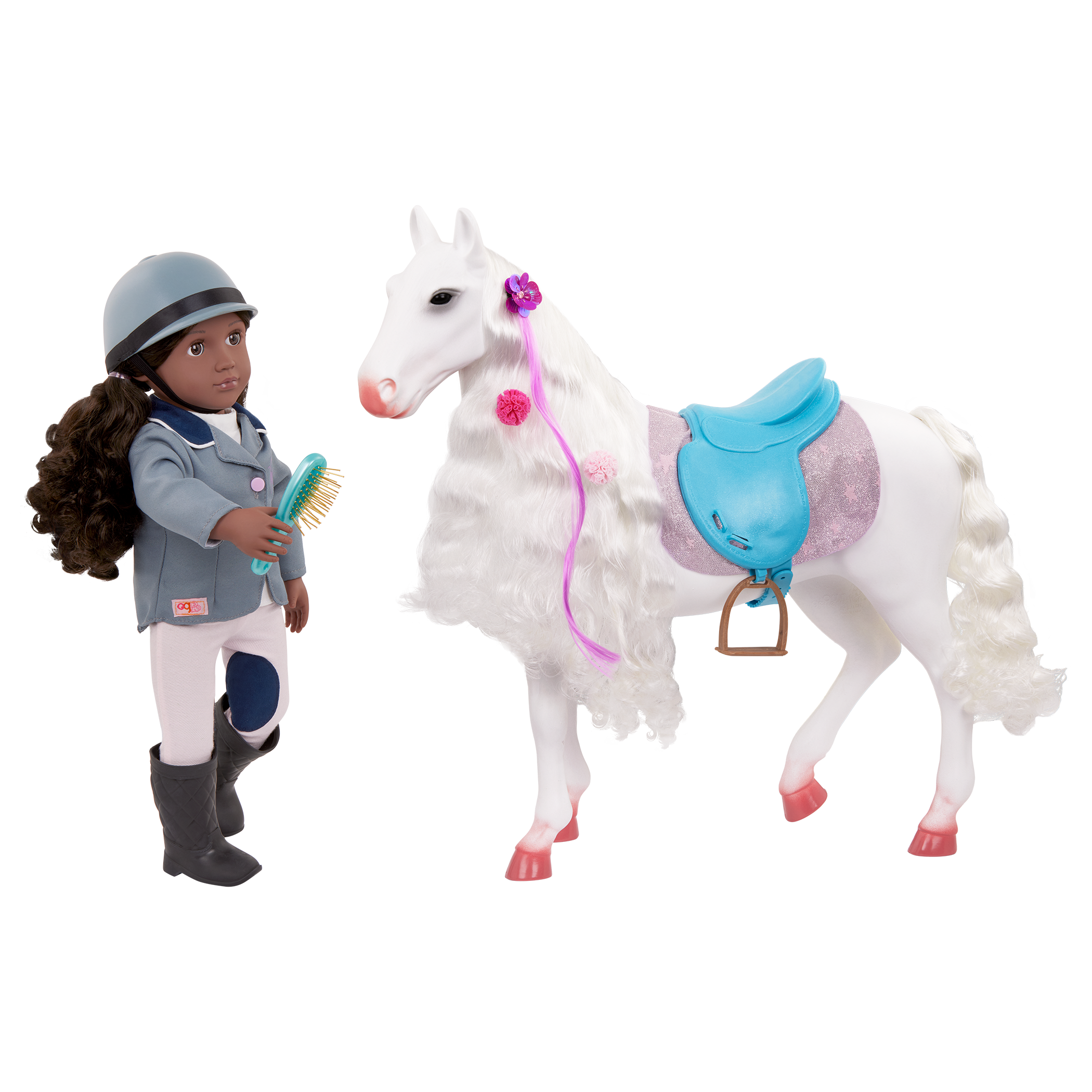 Camarillo Hair Play Horse - 50cm Horse with Hairstyling Accessories - Accessory for 46cm Dolls - Our Generation Horses