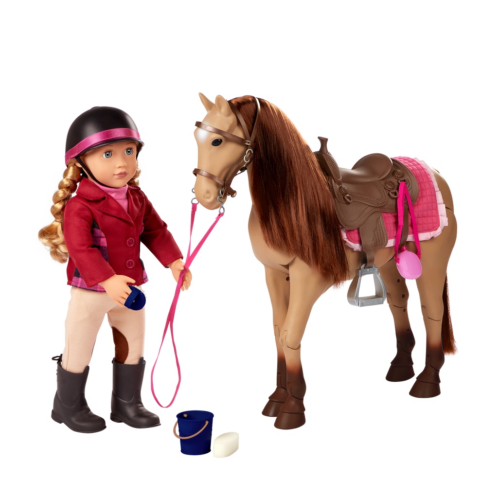 Morgan Horse - 50cm Posable Horse - Equestrian Accessories - Our Generation Horses