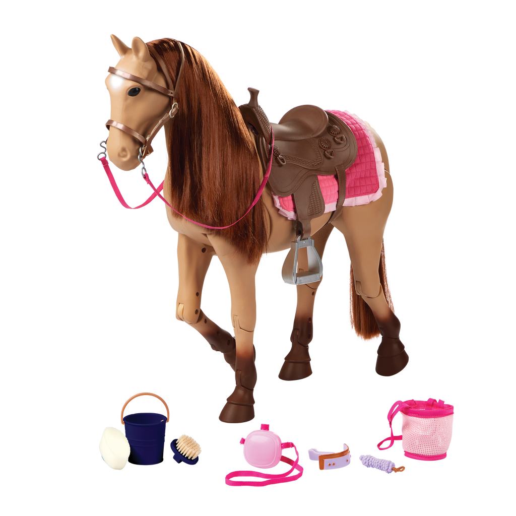 Morgan Horse - 50cm Posable Horse - Equestrian Accessories - Our Generation Horses