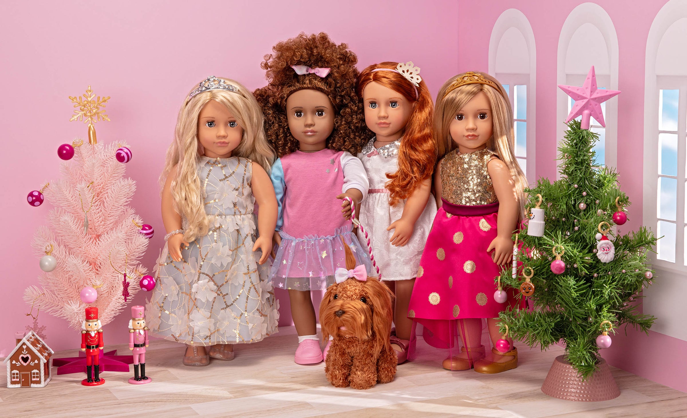 Ellory, Sarah, Safie and Christmas Trees - Our Generation UK