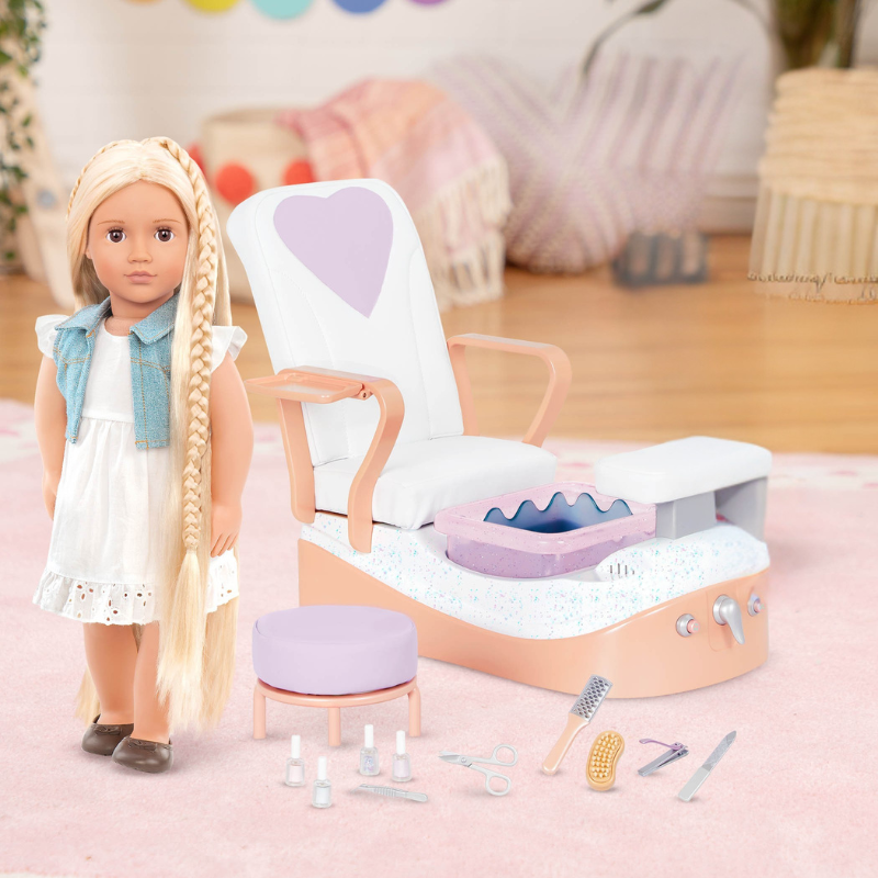 Phoebe - 46cm Hairplay Doll - OG Doll with Blonde Hair & Brown Eyes - Gift Ideas for Kids Ages 3 Years + - Our Generation UK