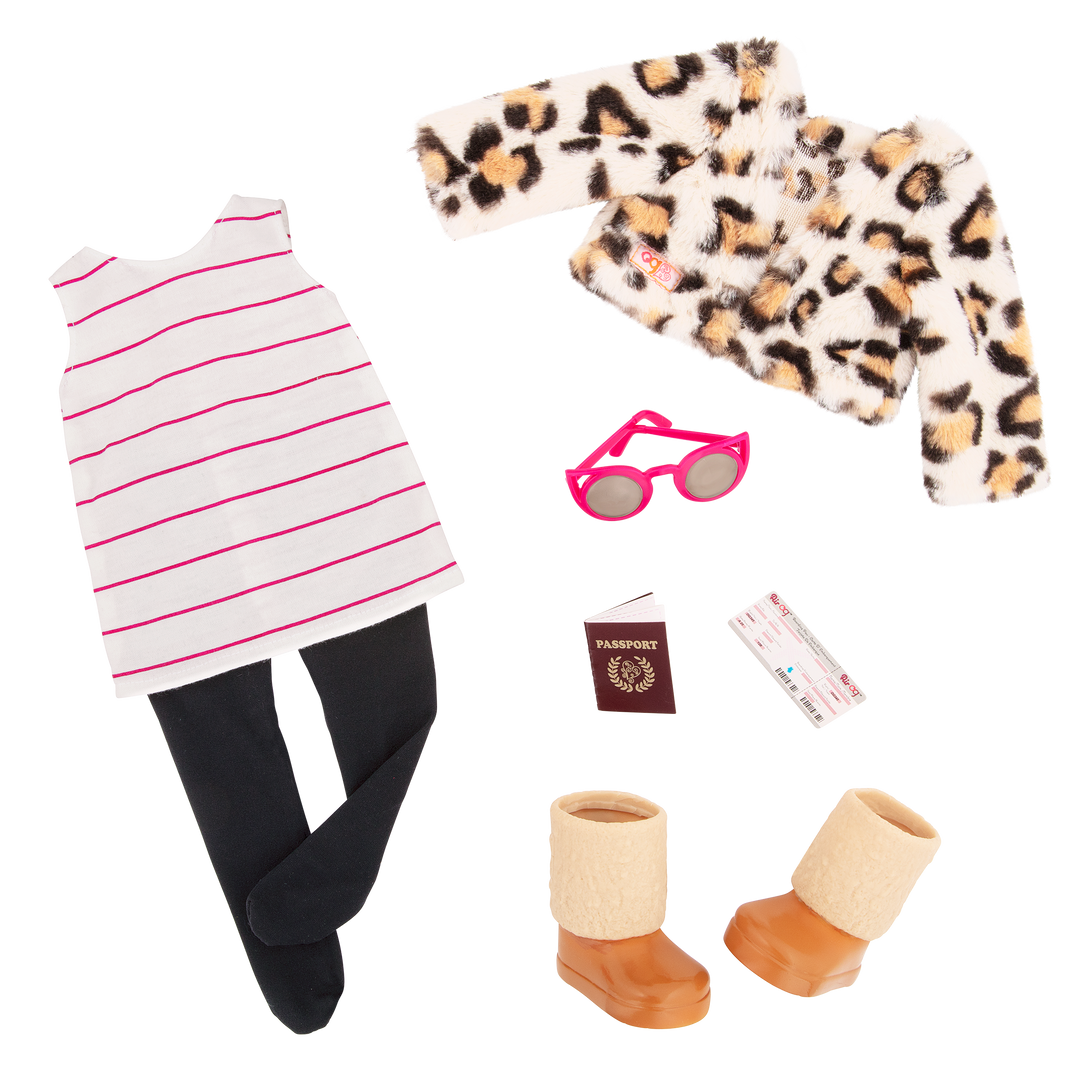 Travel Chic - Outfit for 46cm Dolls - Top & Bottom - Our Generation UK